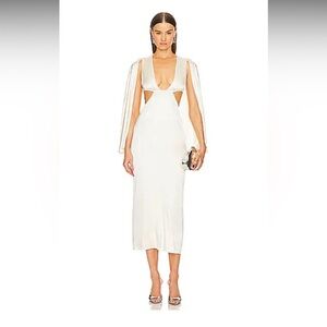 Michael Costello 
x REVOLVE | Georgiana Gown in Ivory
MICHAEL COSTELLO